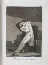 Lautanen teoksesta Los Caprichos, 1797-1798